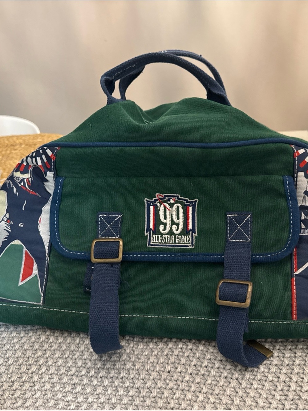 '99 All-Star Game Green Canvas Weekend Bag